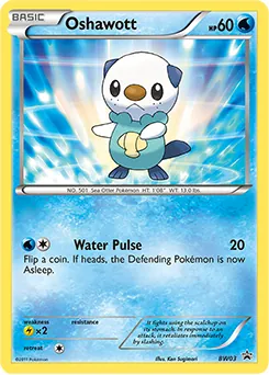BW Black Star Promos Oshawott Pokémon card